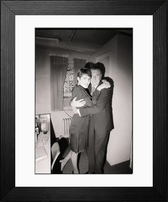 Framed Print : Michael Redgrave Hugs Daughter Framed Print : Michael Redgrave Hugs Daughter