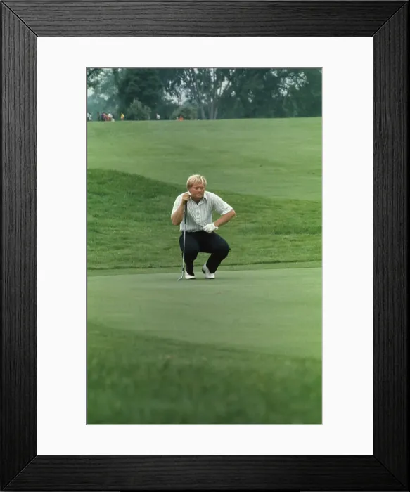 Framed Print : Golfer Jack Nicklaus Framed Print : Golfer Jack Nicklaus