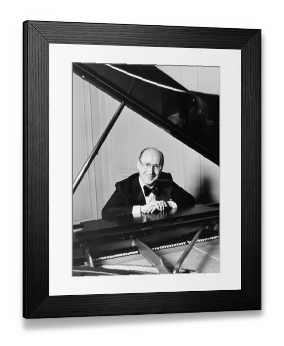 Framed Print : Sammy Cahn at the Piano Framed Print : Sammy Cahn at the Piano