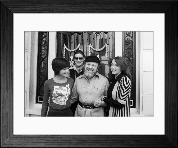 Framed Print : Millionaire Bernard Cornfield W / Girlfrie Framed Print : Millionaire Bernard Cornfield W / Girlfrie