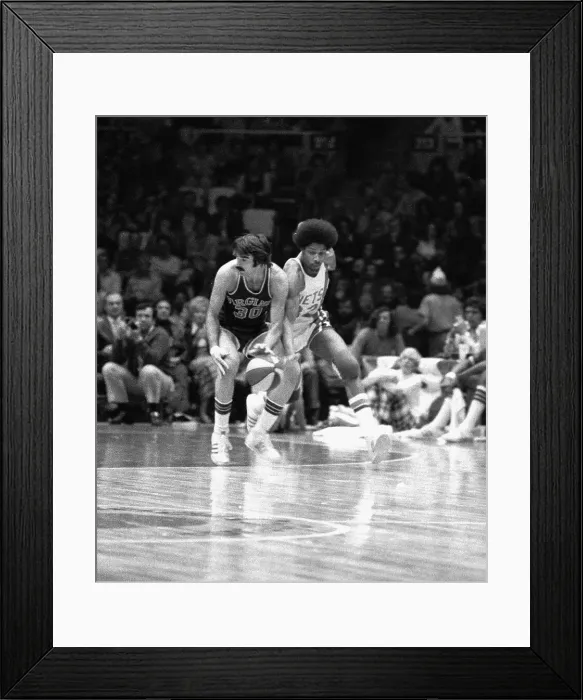 Framed Print : Julius Erving Stealing Ball From Opponent Framed Print : Julius Erving Stealing Ball From Opponent