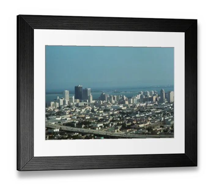 Framed Print : Aerial View Of Miami Framed Print : Aerial View Of Miami
