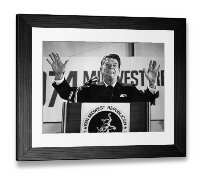 Framed Print : Ronald Reagan