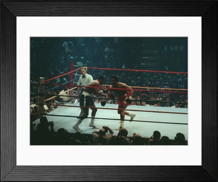 Framed Print : George Forman Vs Ken Norton Framed Print : George Forman Vs Ken Norton