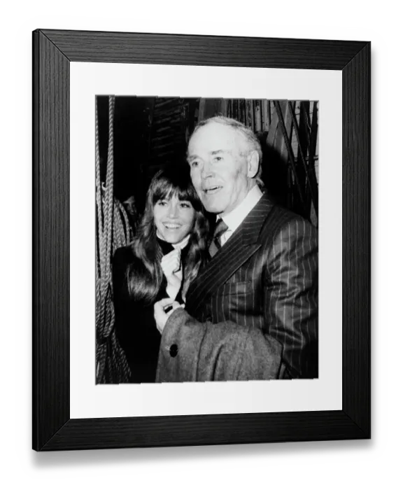 Framed Print : Henry and Jane Fonda Framed Print : Henry and Jane Fonda