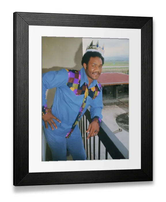 Framed Print : George Foreman Wearing Crown Framed Print : George Foreman Wearing Crown