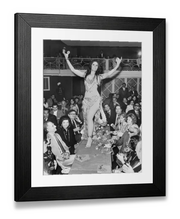 Framed Print : Belly Dancer at Cairo Party Framed Print : Belly Dancer at Cairo Party