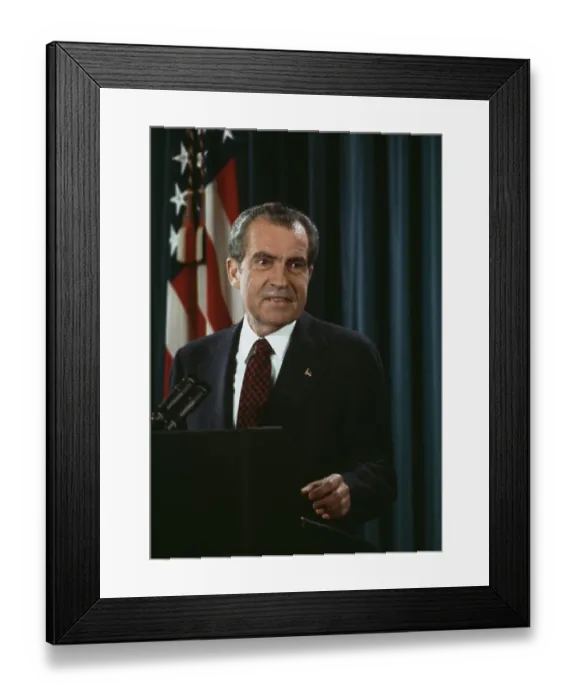 Framed Print : President Richard Nixon Framed Print : President Richard Nixon