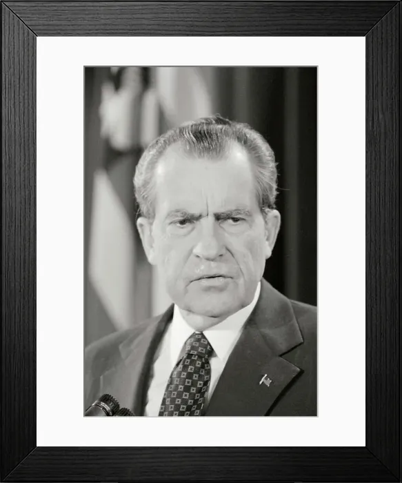 Framed Print : Richard Nixon Framed Print : Richard Nixon