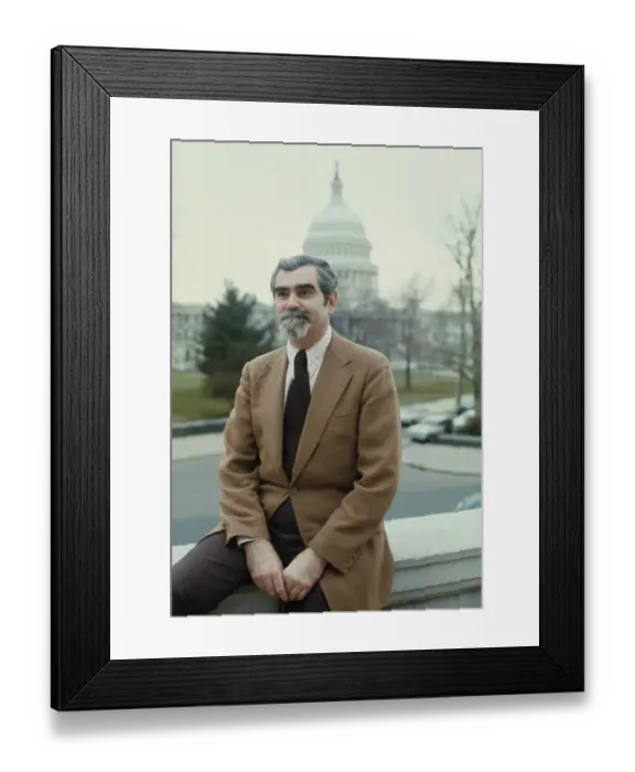Framed Print : Vladimir Pregelj, Foreman Of Watergate Jury Framed Print : Vladimir Pregelj, Foreman Of Watergate Jury