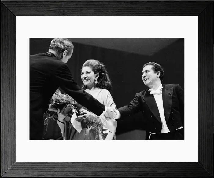 Framed Print : Maria Callas and Giuseppe Di Stefano Framed Print : Maria Callas and Giuseppe Di Stefano