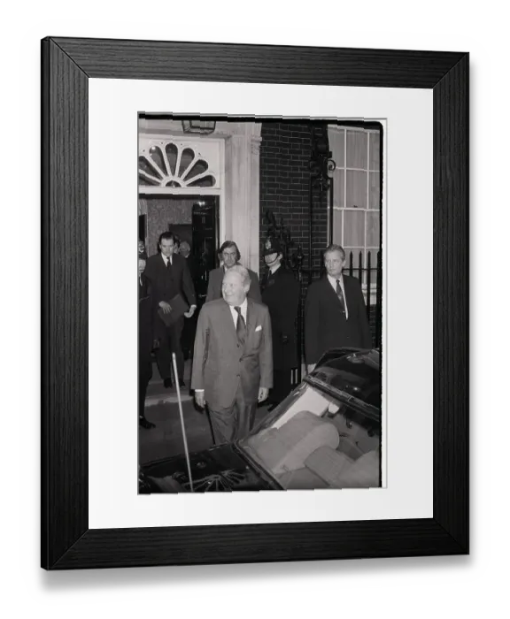 Framed Print : Prime Minister Edward Heath Framed Print : Prime Minister Edward Heath