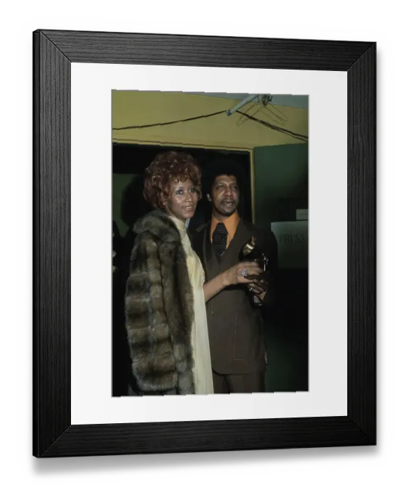 Framed Print : Singer Aretha Franklin And Brother Framed Print : Singer Aretha Franklin And Brother