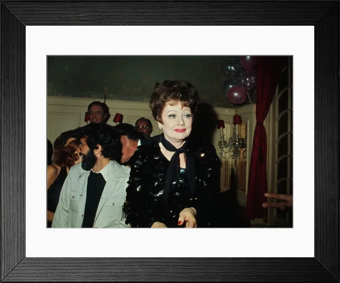Framed Print : Actress Lucille Ball At A Party Framed Print : Actress Lucille Ball At A Party
