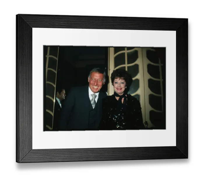 Framed Print : Performer Lucille Ball Posing With Gary Morton Framed Print : Performer Lucille Ball Posing With Gary Morton