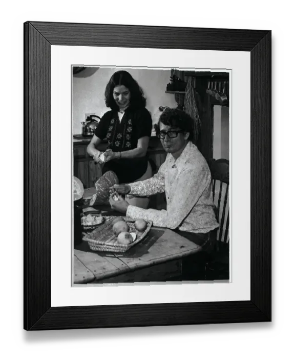 Framed Print : Andre Brink and His Wife, Alta, at Home Framed Print : Andre Brink and His Wife, Alta, at Home