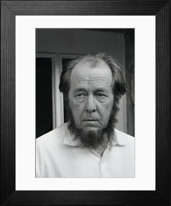 Framed Print : Soviet Writer and Dissident Aleksandr Solzhenitsyn Framed Print : Soviet Writer and Dissident Aleksandr Solzhenitsyn