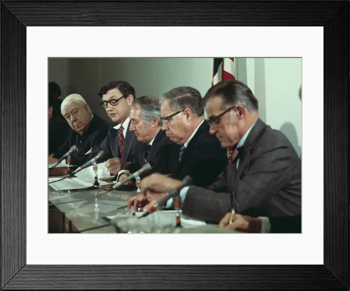 Framed Print : Nixon Impeachment Panel Framed Print : Nixon Impeachment Panel