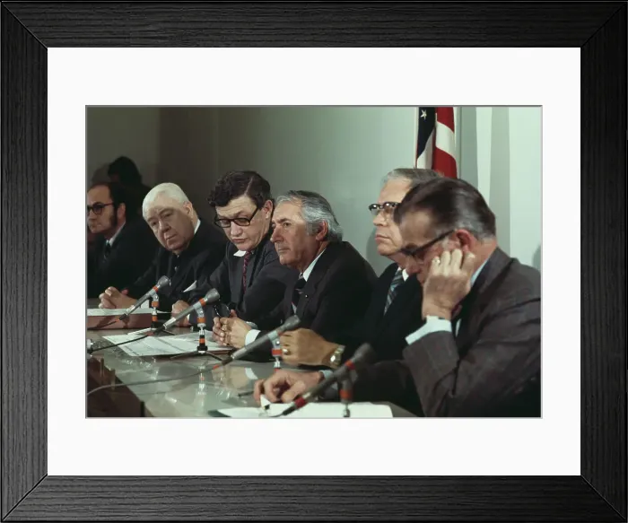 Framed Print : Nixon Impeachment Panel Framed Print : Nixon Impeachment Panel