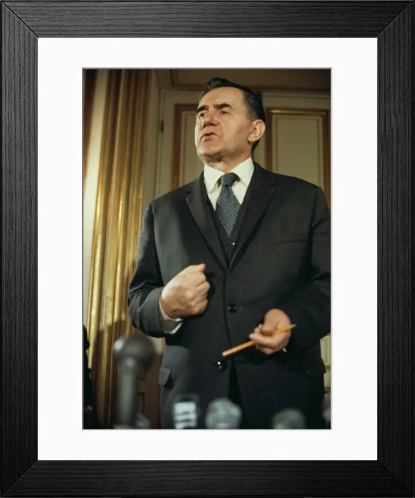 Framed Print : Andrei Gromyko In Paris