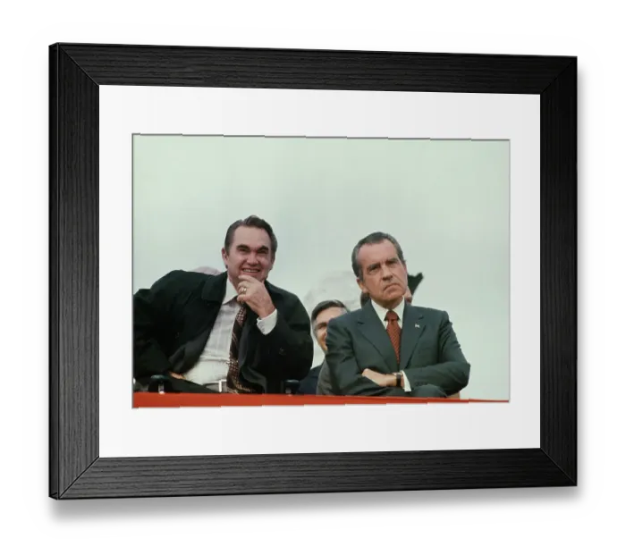 Framed Print : Governor Wallace And President Nixon Framed Print : Governor Wallace And President Nixon
