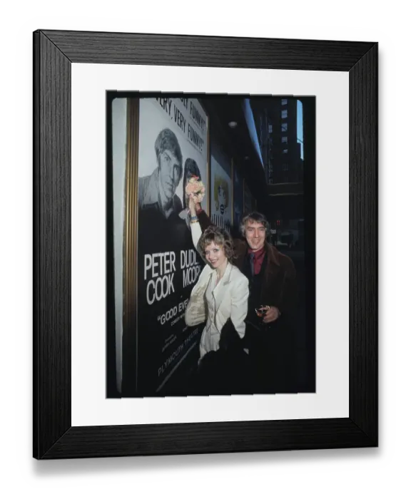 Framed Print : Dudley Moore and Judy Huxtable Framed Print : Dudley Moore and Judy Huxtable