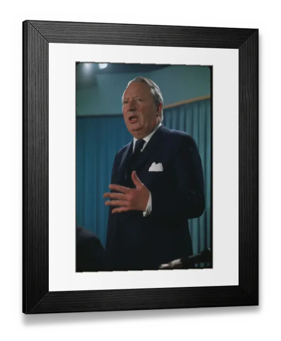 Framed Print : Edward Heath Framed Print : Edward Heath