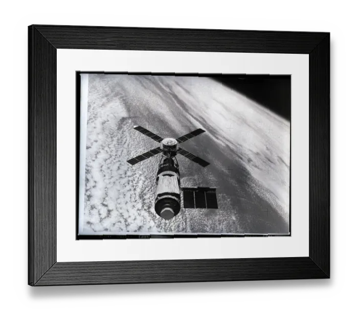 Framed Print : Skylab Above Earth Framed Print : Skylab Above Earth