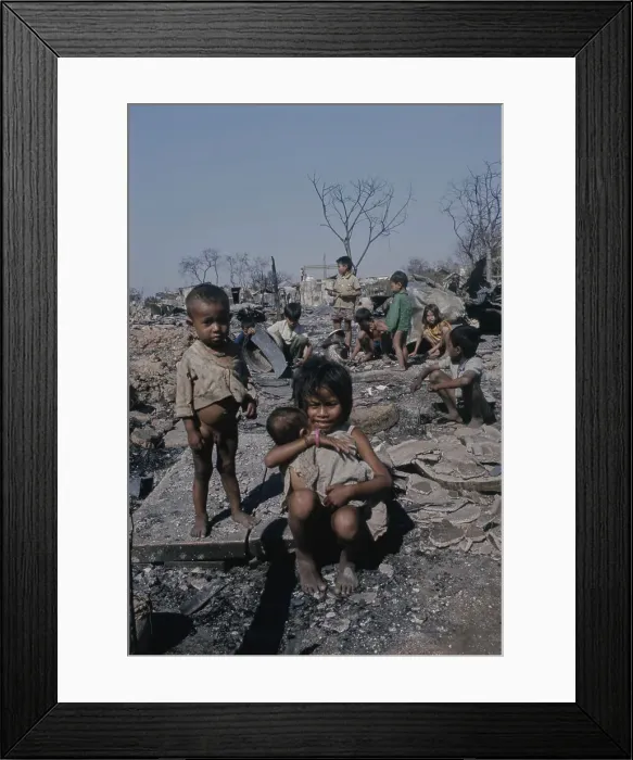 Framed Print : Children In Phnom Penh Framed Print : Children In Phnom Penh