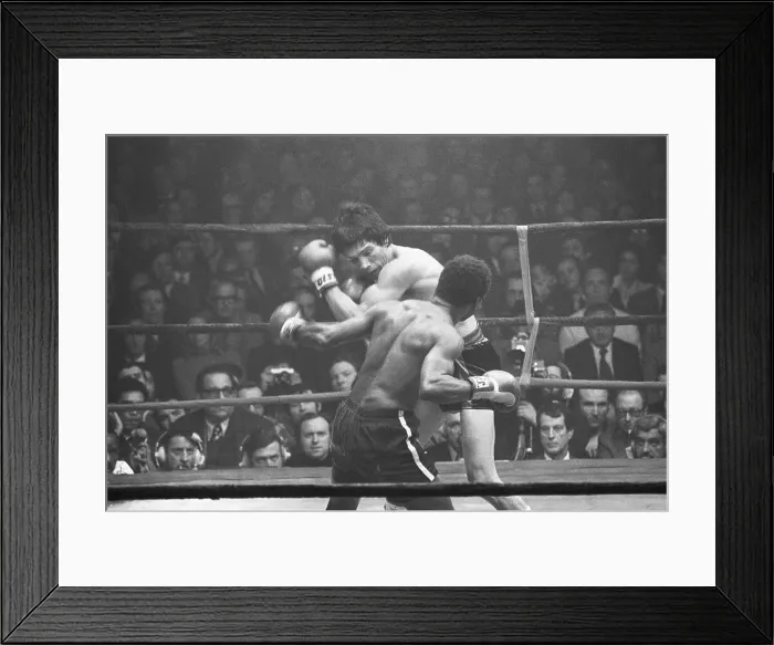 Framed Print : Carlos Monzon Avoids Punch From Opponent Framed Print : Carlos Monzon Avoids Punch From Opponent