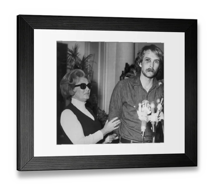 Framed Print : Family of Patty Hearst at News Conference Framed Print : Family of Patty Hearst at News Conference