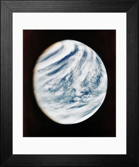 Framed Print : Venus in Ultraviolet Light