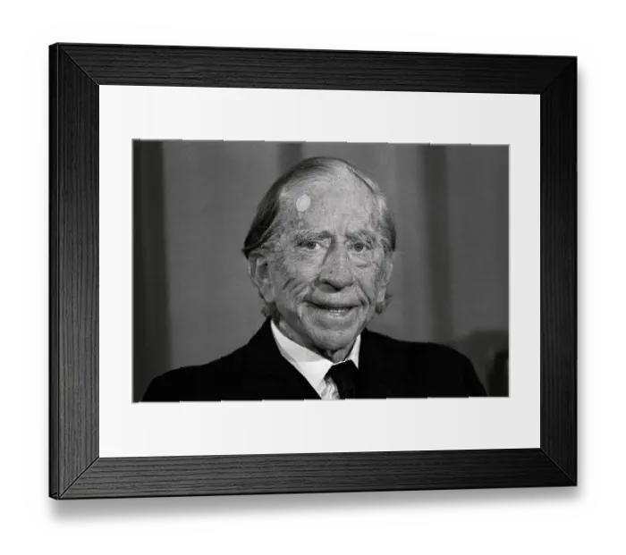Framed Print : Informal Portrait of J. Paul Getty, Sr Framed Print : Informal Portrait of J. Paul Getty, Sr