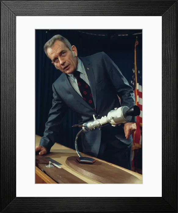 Framed Print : Astronaut Donald Slayton Framed Print : Astronaut Donald Slayton