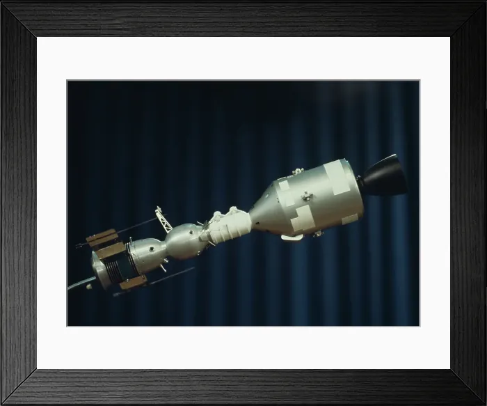Framed Print : Model Of Apollo-Soyuz Link-Up Framed Print : Model Of Apollo-Soyuz Link-Up