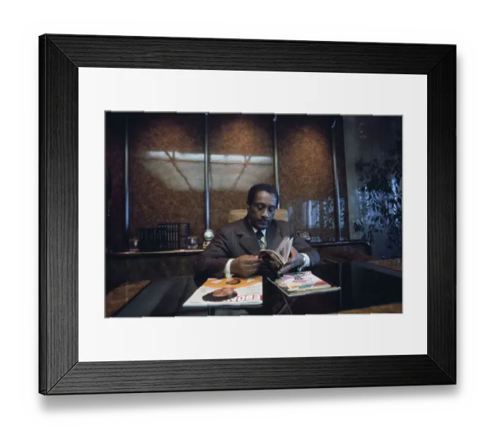 Framed Print : Publisher John H Johnson