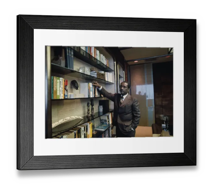 Framed Print : Publisher John H Johnson Framed Print : Publisher John H Johnson