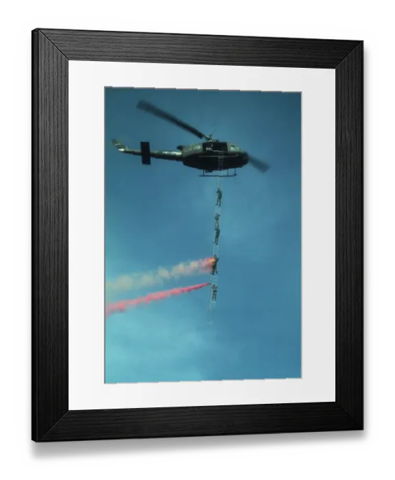 Framed Print : Flight Demonstration In Vietnam Framed Print : Flight Demonstration In Vietnam