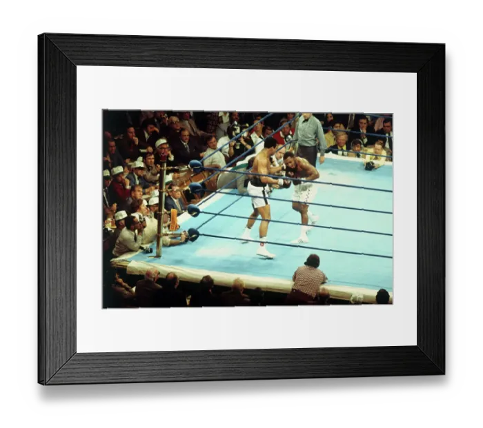 Framed Print : Fight Action Between Muhammad Ali and Joe Frazier Framed Print : Fight Action Between Muhammad Ali and Joe Frazier