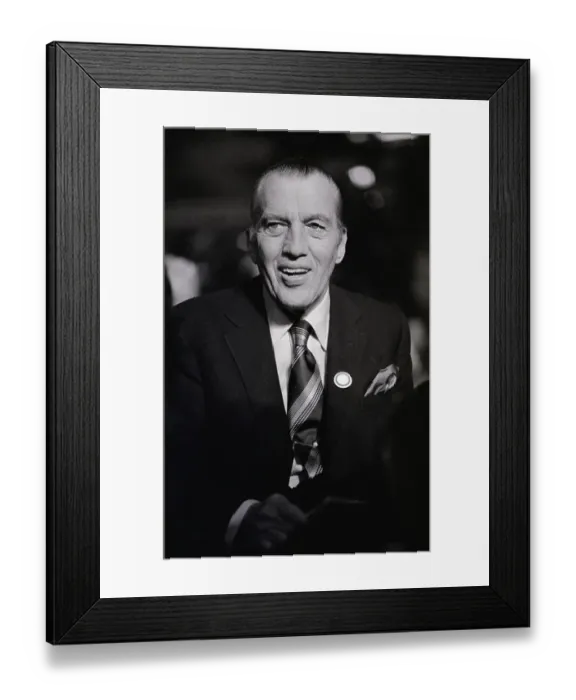 Framed Print : Waist Up Ed Sullivan Alone