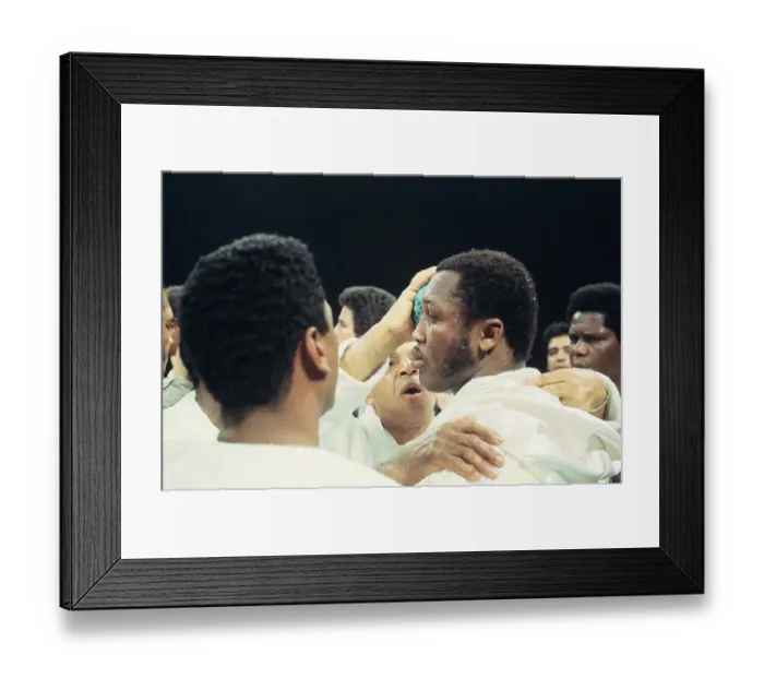 Framed Print : Portrait of Joe Frazier Framed Print : Portrait of Joe Frazier