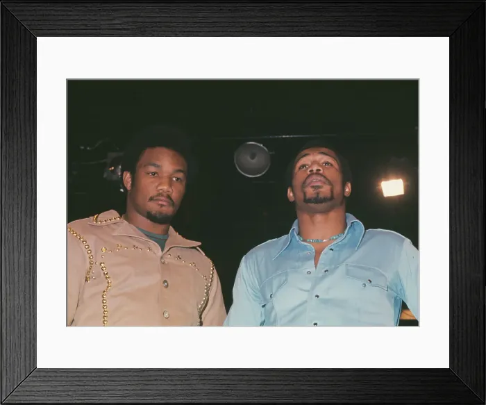 Framed Print : George Foreman And Ken Norton Framed Print : George Foreman And Ken Norton