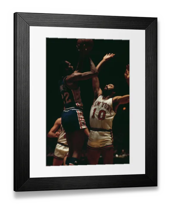 Framed Print : Walt Frazier And Larry Jones Framed Print : Walt Frazier And Larry Jones