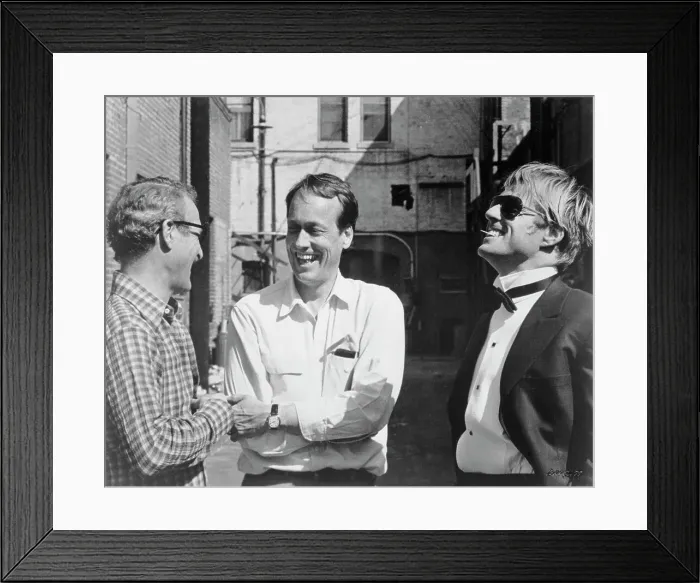 Framed Print : Portrait of Paul Newman, Robert Redford and George Roy Hill Framed Print : Portrait of Paul Newman, Robert Redford and George Roy Hill