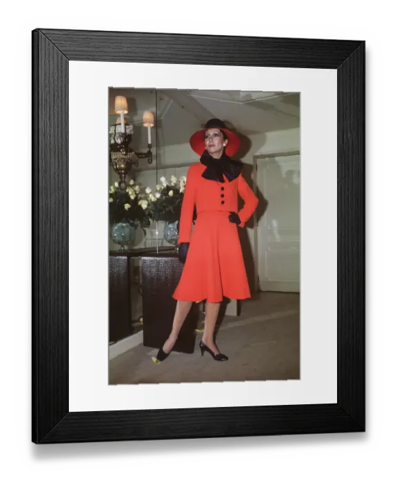 Framed Print : A Model Wearing A Suit By Gustave Tassell Framed Print : A Model Wearing A Suit By Gustave Tassell
