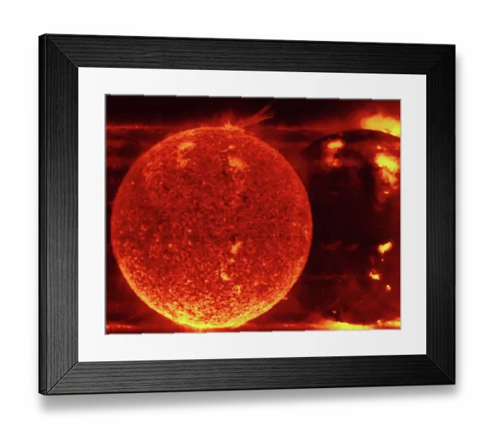 Framed Print : Actual Scene of the Sun Framed Print : Actual Scene of the Sun
