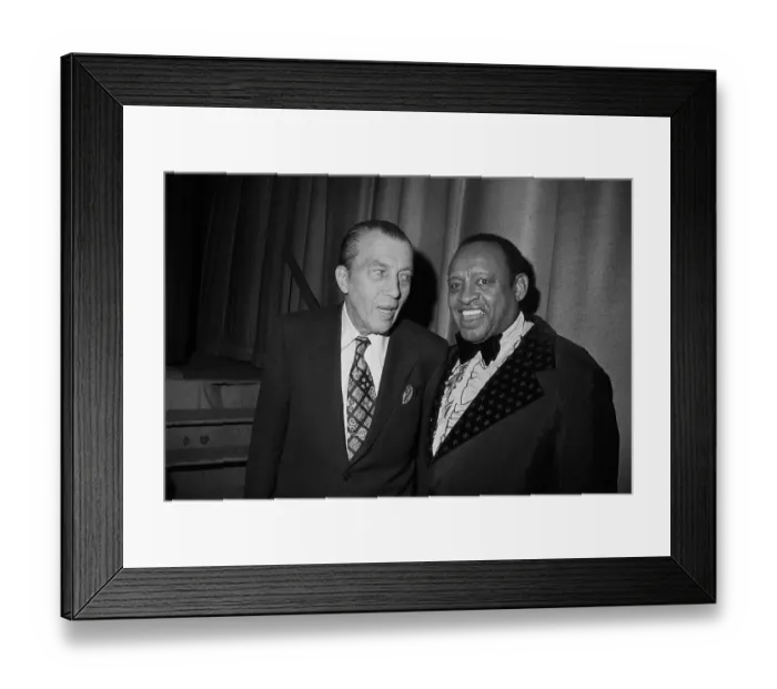 Framed Print : Lionel Hampton And Ed Sullivan Framed Print : Lionel Hampton And Ed Sullivan