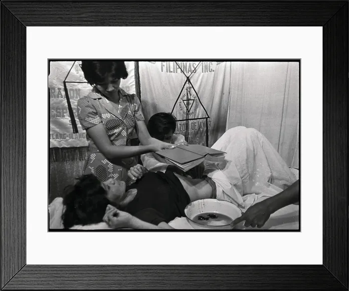 Framed Print : Alex Orbito Treating Patient Framed Print : Alex Orbito Treating Patient