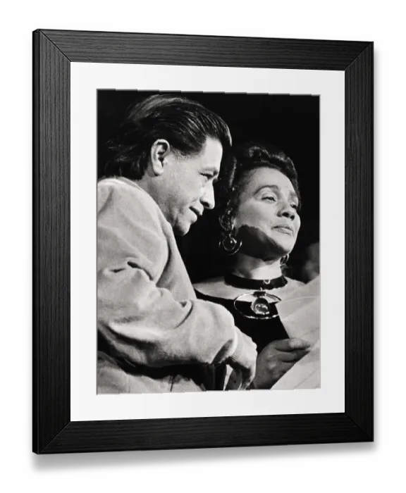 Framed Print : Coretta Scott King and Cesar Chaves