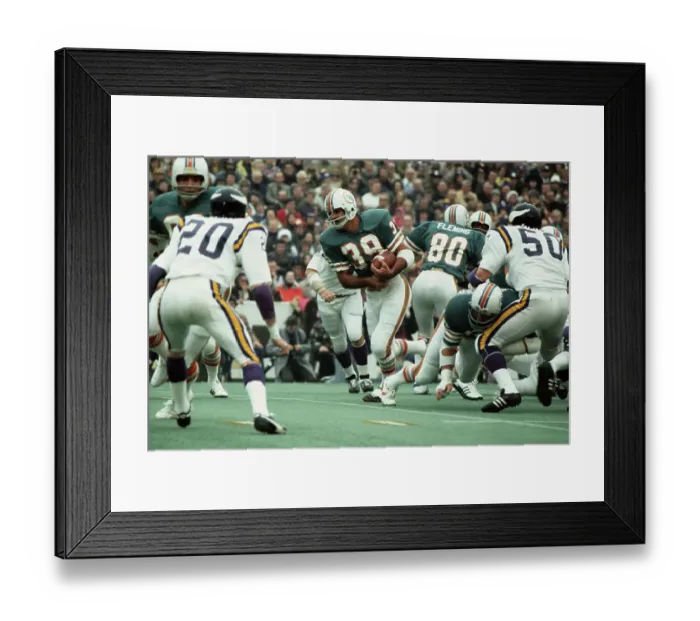 Framed Print : Larry Csonka Carrying Football Framed Print : Larry Csonka Carrying Football